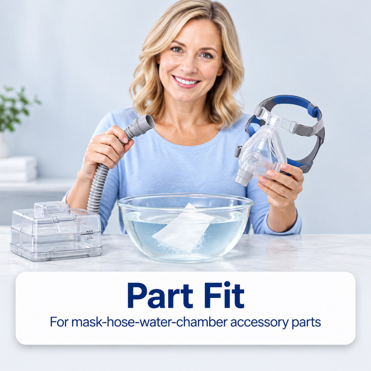 Dissolvable CPAP Cleaning Sheets – Cleaning Solution for Masks, Tubing & Water Chambers