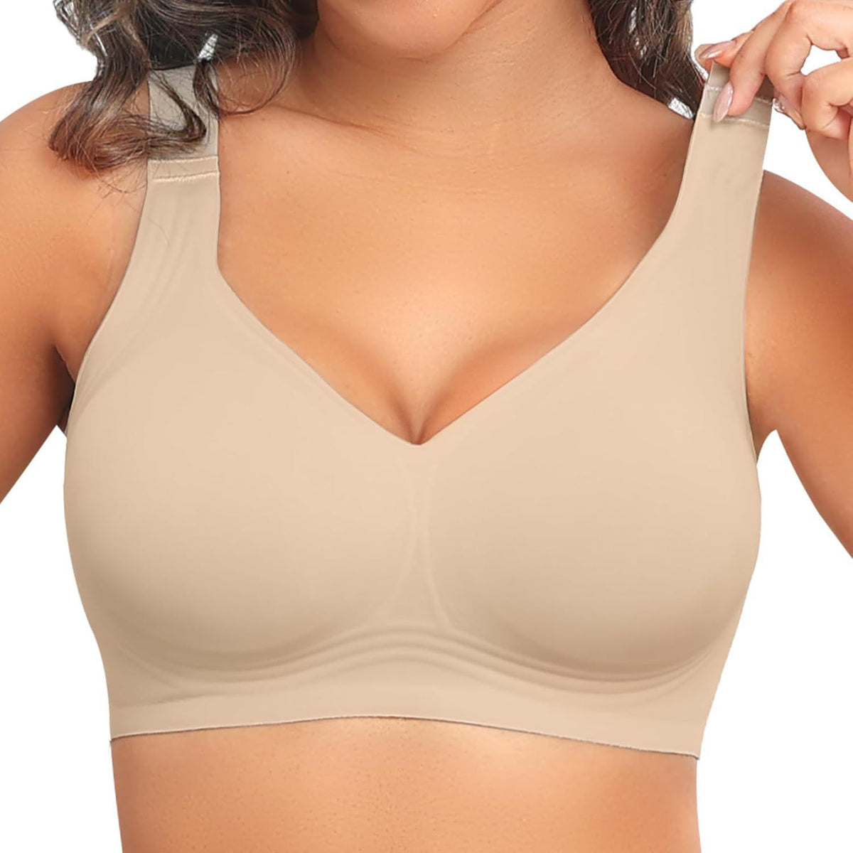 Women's Wireless Full Coverage Bra – Everyday Comfort & Support