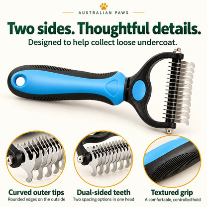 Pet Grooming Comb – Gentle Detangling & Daily Coat Care
