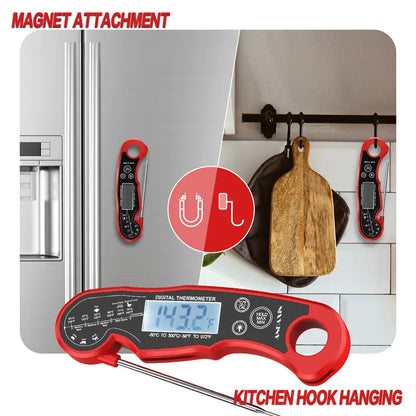 Digital Meat Thermometer – Instant Read, Waterproof, 2-Pack