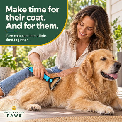 Pet Grooming Comb – Gentle Detangling & Daily Coat Care