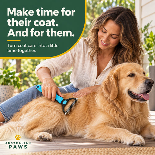Pet Grooming Comb – Gentle Detangling & Daily Coat Care