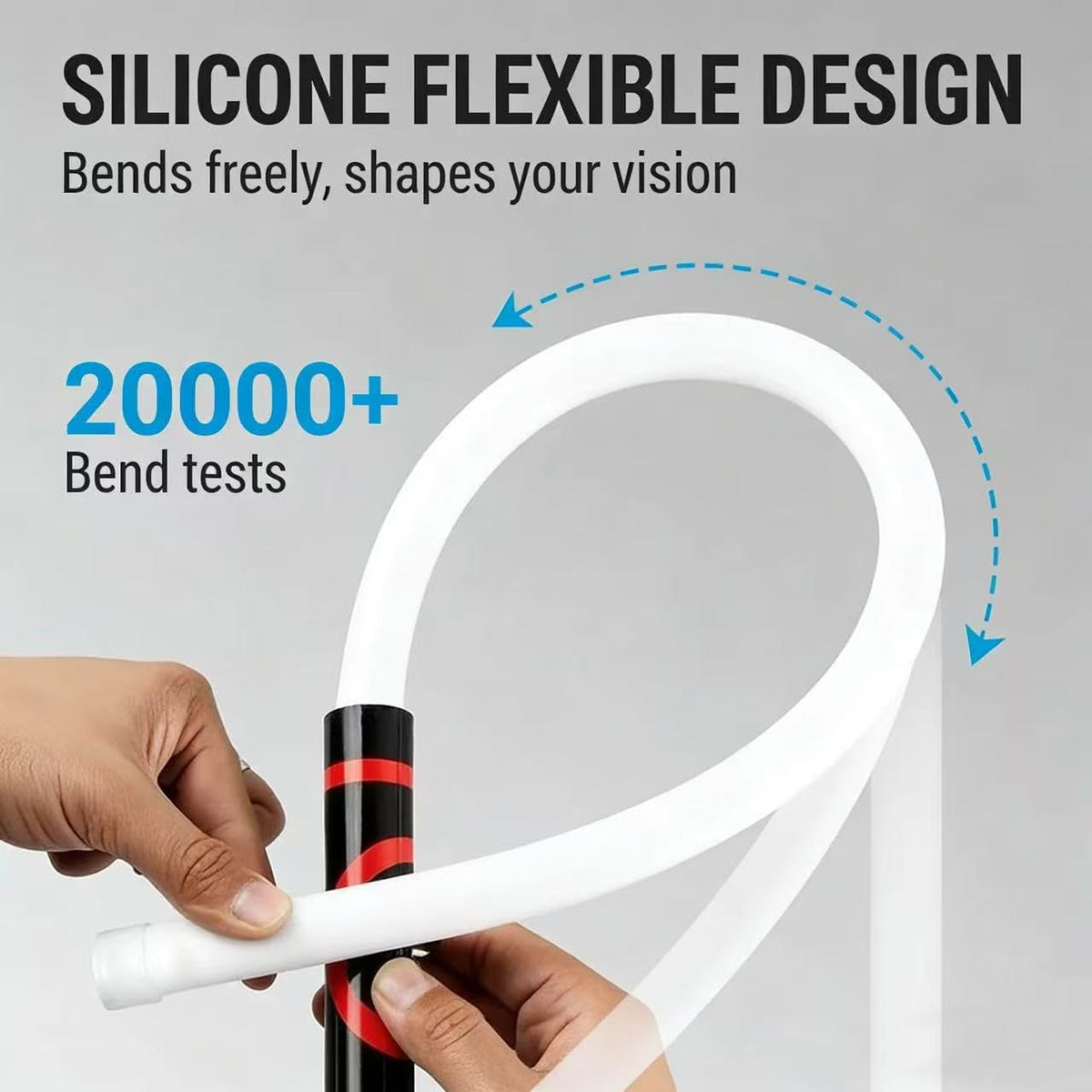 Bendable LED Flashlight Stick – 27" Flexible Work Light