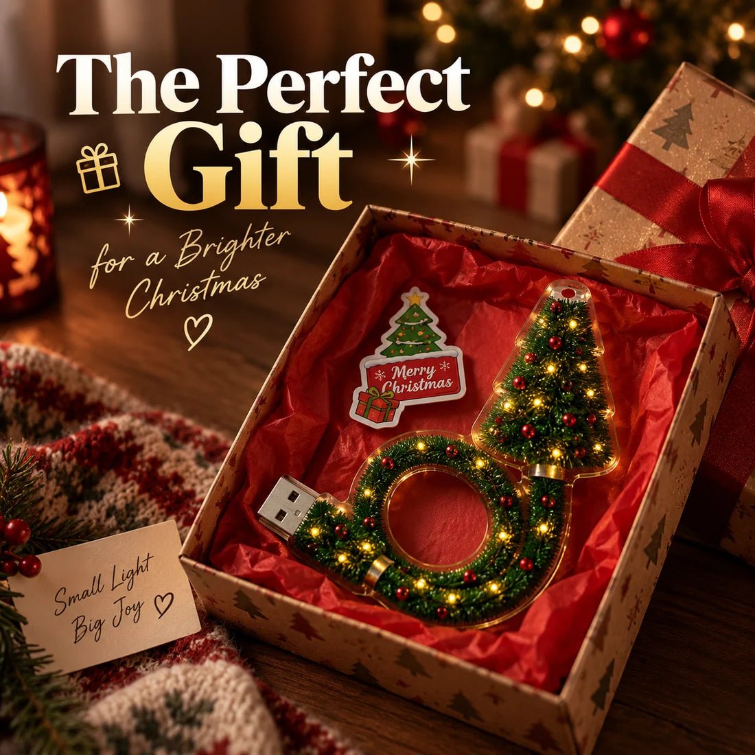 USB Christmas Tree Projector Light