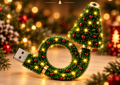USB Christmas Tree Projector Light