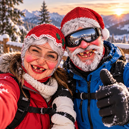 Custom Funny Face Ski Mask – Personalized Photo Balaclava for Skiers & Snowboarders