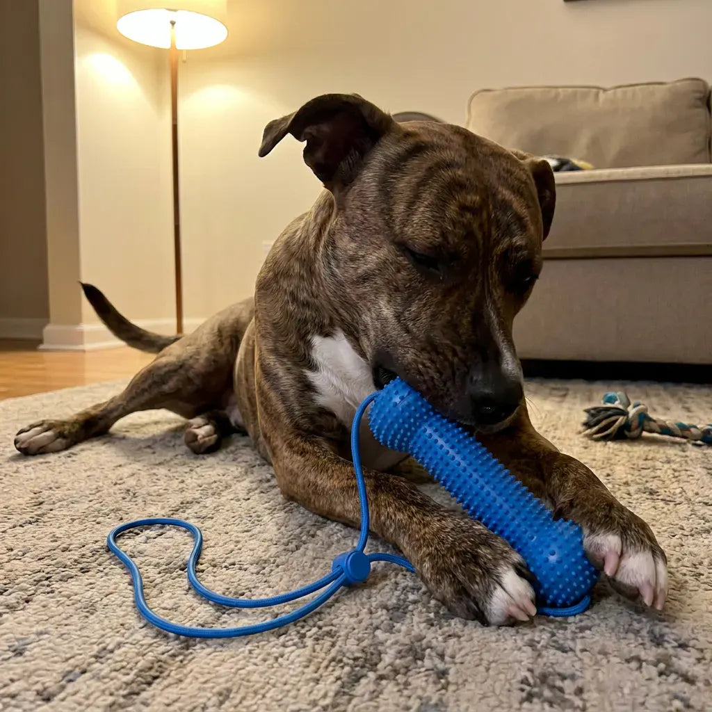 BrushBuddy Dog Dental Cleaning Kit – Toothbrush Set with Mouth-Positioning Tool for Home Pet Care