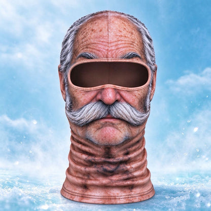 Custom Funny Face Ski Mask – Personalized Photo Balaclava for Skiers & Snowboarders